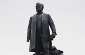 Statue of Andrew Carnegie in Dunfermline. Photo by Stephen Dickson, Wikipedia